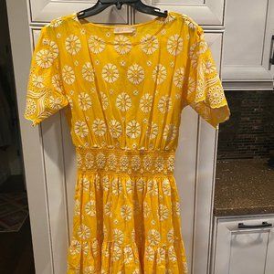 Tory Burch Lined Yellow Dress Size 2